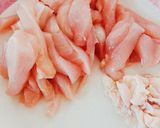 きゅうりとレタスととり胸肉の炒め物作り方2写真