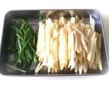 じゃが芋とピーマンの酢醤油炒め作り方1写真