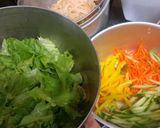 女子にも嬉し♡揚げ餃子と７種野菜のサラダ作り方1写真