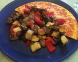 夏野菜オムレツ作り方7写真