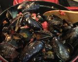 ムール貝の白ワインとトマトソース蒸し作り方3写真
