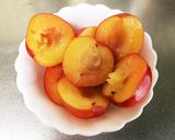 かき氷プラムのシロップ作り方1写真