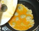 卵と小松菜の簡単チャーハン♪野菜残りご飯作り方4写真