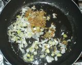卵と小松菜の簡単チャーハン♪野菜残りご飯作り方5写真