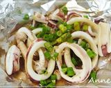 ☆するめいかのイカ墨ペペロンチーノ☆作り方1写真