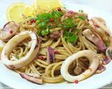 ☆するめいかのイカ墨ペペロンチーノ☆作り方5写真