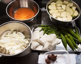 季節の野菜で作るスープカレー サンバル作り方1写真