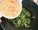 簡単！しらすとゴーヤのシンプル和風パスタ作り方12写真