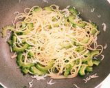 簡単！しらすとゴーヤのシンプル和風パスタ作り方13写真
