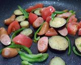 パスタ少なめ☆野菜をタップリ食べるランチ作り方4写真