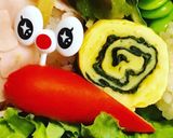 ドナルド・デイジーてるてる坊主 キャラ弁作り方7写真
