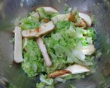 魚河岸あげとキャベツの辛子ごま和え作り方5写真