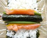 カラフル巻き寿司 (*^▽^*)作り方2写真
