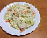 温野菜のガーリックマヨサラダ作り方5写真