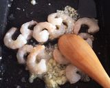 ピリ辛！海老チリトマト混ぜ麺作り方4写真
