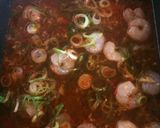 ピリ辛！海老チリトマト混ぜ麺作り方5写真