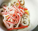 竹輪とカニカマのサラダ(^^)作り方1写真