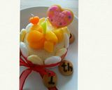 1歳~おせんべいお誕生日ケーキ作り方4写真