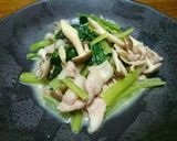 豚バラと小松菜の味噌マヨ炒め作り方5写真