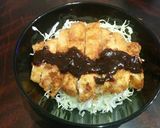 胸肉でさっぱり味噌カツ丼作り方5写真