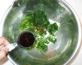 ほうれん草の胡桃和え♪中医学で補腎・養血作り方4写真