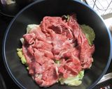 レタスですき焼き作り方3写真
