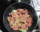 レタスですき焼き作り方4写真