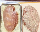 コストコ明太子♪鶏むね肉の明太チーズ挟み作り方3写真