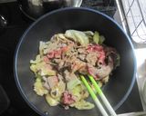 レタスですき焼き作り方5写真