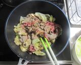 レタスですき焼き作り方6写真