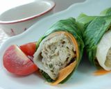 餃子の王将☆青梗菜ロール作り方4写真