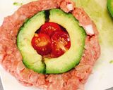 アボカドキムチーズinハンバーグ作り方6写真