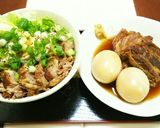 煮卵入り豚の角煮&角煮のミニどんぶり作り方12写真