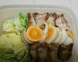 煮卵入り豚の角煮&角煮のミニどんぶり作り方13写真