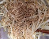 ナムル三昧　もやし・にんじん・ほうれん草作り方4写真