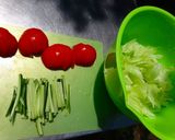 餃子deサラダうどん作り方1写真