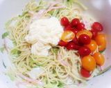 カレー粉が隠し味☆スパゲッティーサラダ作り方4写真