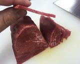 牛肉とピーマンの細切り炒め(青椒牛肉絲)作り方2写真