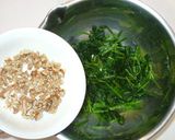 ほうれん草の胡桃和え♪中医学で補腎・養血作り方5写真