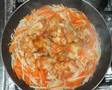 鶏胸肉ナポリタン風照り焼き♪簡単煮るだけ作り方9写真