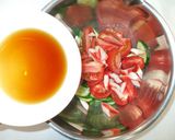 トマトきゅうり酢のもの風サラダ♪大量消費作り方5写真