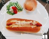 カレー味のチーズホットドッグ❤︎作り方5写真