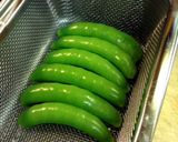 お弁当に☆スナップえんどうのチリマヨ和え作り方3写真
