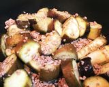 絶品！茄子と挽き肉のはちみつ味噌炒め♡作り方2写真