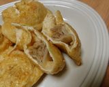 餃子の王将生餃子で巾着餃子作り方4写真