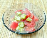 さっぱり✿夏野菜のチアシードサラダ♪作り方5写真