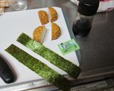 お弁当に♪紀文 魚河岸あげの磯辺焼き作り方1写真