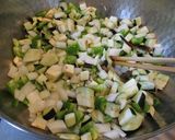 トマト缶で簡単♪夏野菜たっぷりパスタ作り方3写真