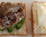 ワックスペーパー包み♪焼肉サンド♡作り方5写真