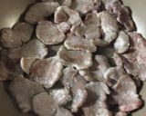 豚ヒレと小松菜のからし醤油炒め作り方4写真